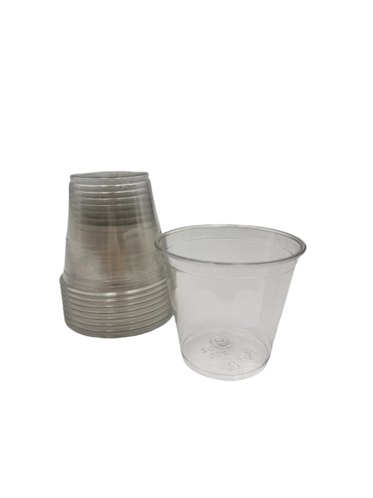 Plastic mixing cups for metallographic sample preparation