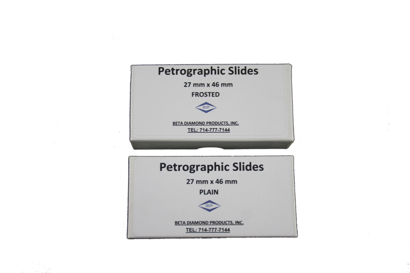 Beta Diamond petrographic slides