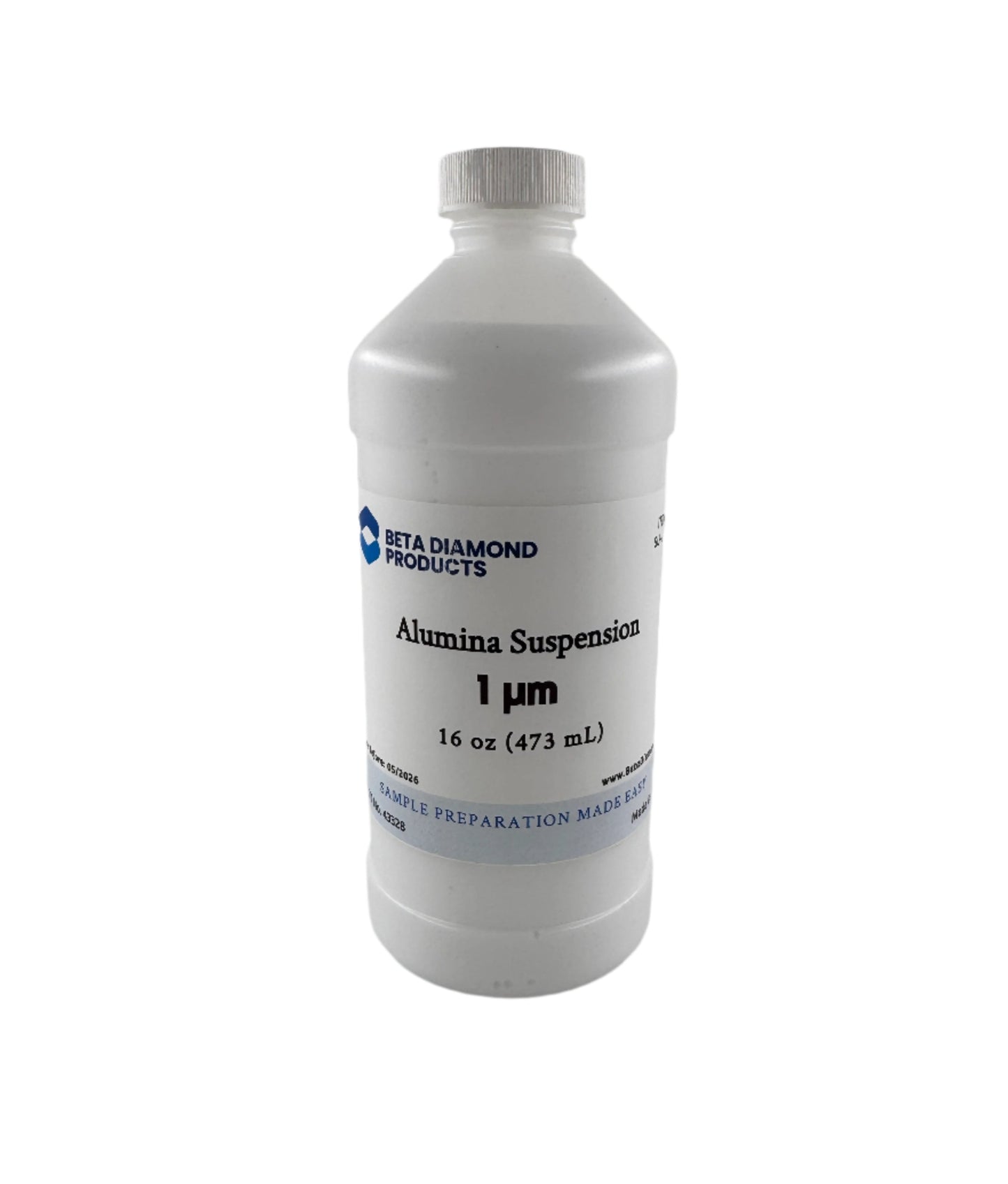 Alumina suspension for use in polishing in metallographic sample preparation