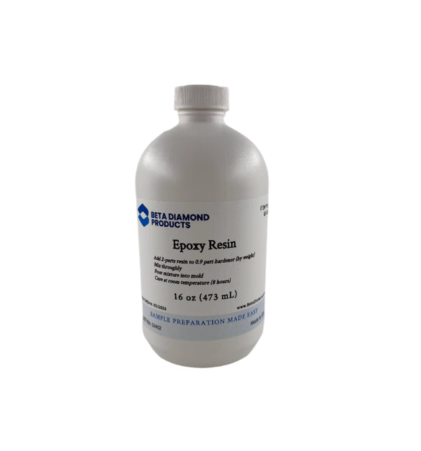 Epoxy mounting resin for metallographic sample preparation