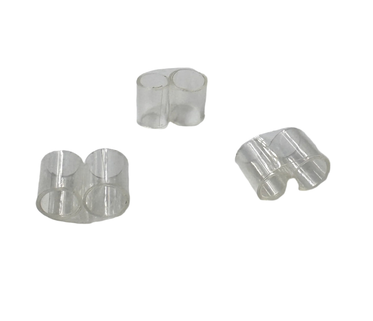 Plastic spring specimen clip for secure fastening of metallographic specimens during mounting