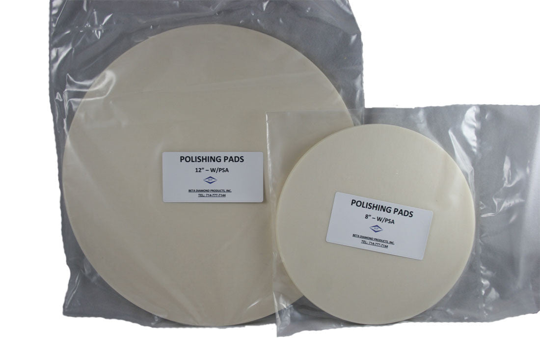 Polishing Pads w/PSA ( packages of 10 ) - Beta Diamond Products